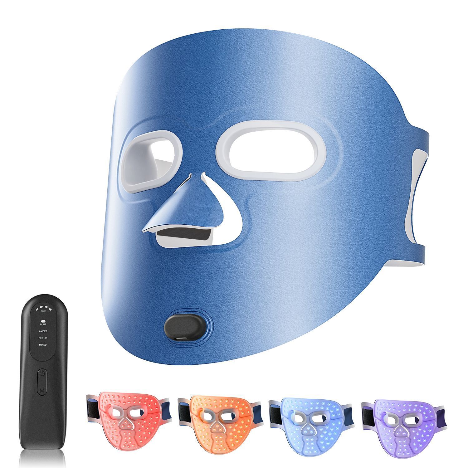 At-Home Red Light LED Therapy Mask — Breathable Photonics Beauty Mask with - Main image
