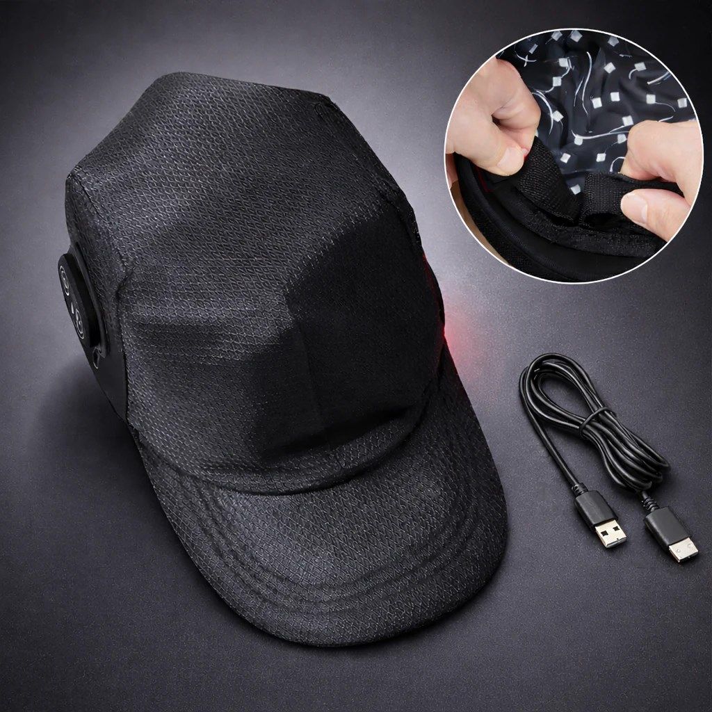 Adjustable cap and USB cable